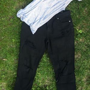 Black GAP Capri Jeans